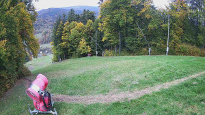 Skiareál Karolinka  - Prostřední část sjezdovky a snowpark - 14.10.2025 v 14:55