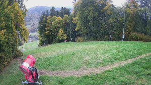 Skiareál Karolinka  - Prostřední část sjezdovky a snowpark - 14.10.2025 v 16:55