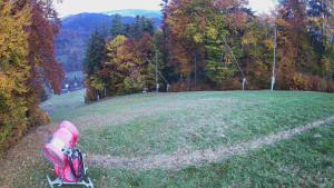 Skiareál Karolinka  - Prostřední část sjezdovky a snowpark - 23.10.2025 v 10:55