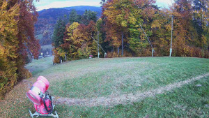 Skiareál Karolinka  - Prostřední část sjezdovky a snowpark - 23.10.2025 v 11:55
