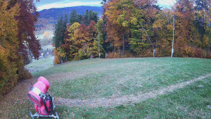 Skiareál Karolinka  - Prostřední část sjezdovky a snowpark - 23.10.2025 v 12:55