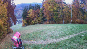 Skiareál Karolinka  - Prostřední část sjezdovky a snowpark - 23.10.2025 v 16:55