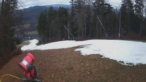 Skiareál Karolinka  - Prostřední část sjezdovky a snowpark - 19.12.2025 v 11:55