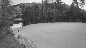 Skiareál Karolinka  - Prostřední část sjezdovky a snowpark - 3.3.2026 v 05:55
