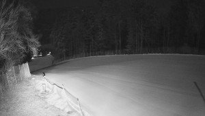 Skiareál Karolinka  - Prostřední část sjezdovky a snowpark - 4.3.2026 v 00:55