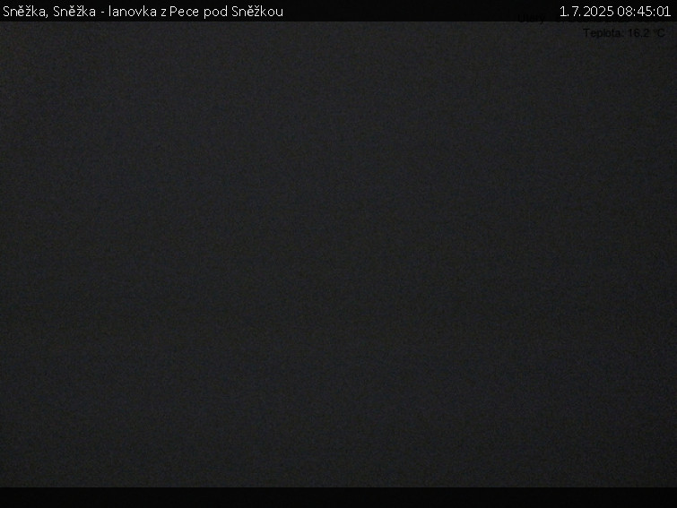 Sněžka - Sněžka - lanovka z Pece pod Sněžkou - 1.7.2025 v 08:45