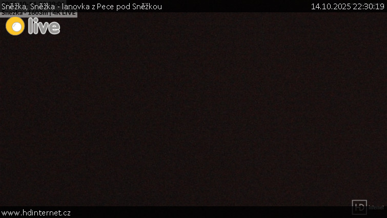 Sněžka - Sněžka - lanovka z Pece pod Sněžkou - 14.10.2025 v 22:30 Sněžka - Sněžka - lanovka z Pece pod Sněžkou - 14.10.2025 v 22:30