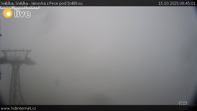 Sněžka - Sněžka - lanovka z Pece pod Sněžkou - 15.10.2025 v 08:45 Sněžka - Sněžka - lanovka z Pece pod Sněžkou - 15.10.2025 v 08:45