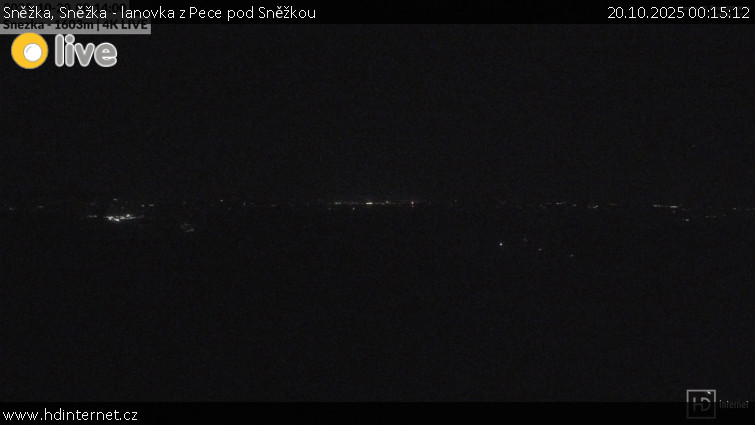 Sněžka - Sněžka - lanovka z Pece pod Sněžkou - 20.10.2025 v 00:15 Sněžka - Sněžka - lanovka z Pece pod Sněžkou - 20.10.2025 v 00:15