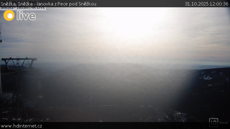 Sněžka - Sněžka - lanovka z Pece pod Sněžkou - 31.10.2025 v 12:00 Sněžka - Sněžka - lanovka z Pece pod Sněžkou - 31.10.2025 v 12:00