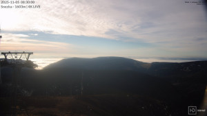 Sněžka - Sněžka - lanovka z Pece pod Sněžkou - 5.11.2025 v 08:30 Sněžka - Sněžka - lanovka z Pece pod Sněžkou - 5.11.2025 v 08:30