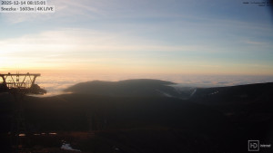 Sněžka - Sněžka - lanovka z Pece pod Sněžkou - 14.12.2025 v 08:15 Sněžka - Sněžka - lanovka z Pece pod Sněžkou - 14.12.2025 v 08:15