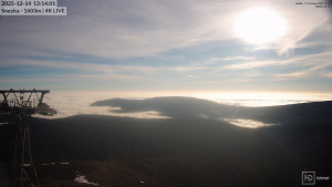 Sněžka - Sněžka - lanovka z Pece pod Sněžkou - 14.12.2025 v 13:15 Sněžka - Sněžka - lanovka z Pece pod Sněžkou - 14.12.2025 v 13:15