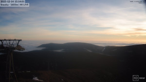 Sněžka - Sněžka - lanovka z Pece pod Sněžkou - 14.12.2025 v 15:15 Sněžka - Sněžka - lanovka z Pece pod Sněžkou - 14.12.2025 v 15:15