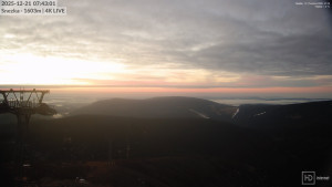 Sněžka - Sněžka - lanovka z Pece pod Sněžkou - 21.12.2025 v 07:45