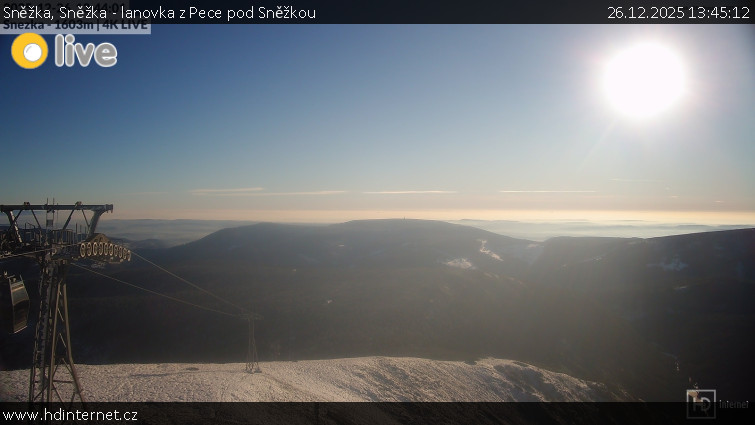 Sněžka - Sněžka - lanovka z Pece pod Sněžkou - 26.12.2025 v 13:45