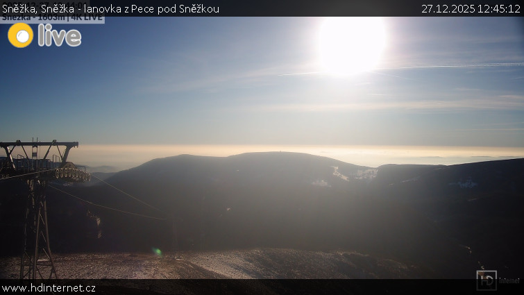 Sněžka - Sněžka - lanovka z Pece pod Sněžkou - 27.12.2025 v 12:45