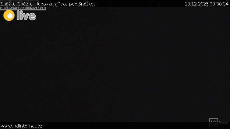 Sněžka - Sněžka - lanovka z Pece pod Sněžkou - 28.12.2025 v 00:30