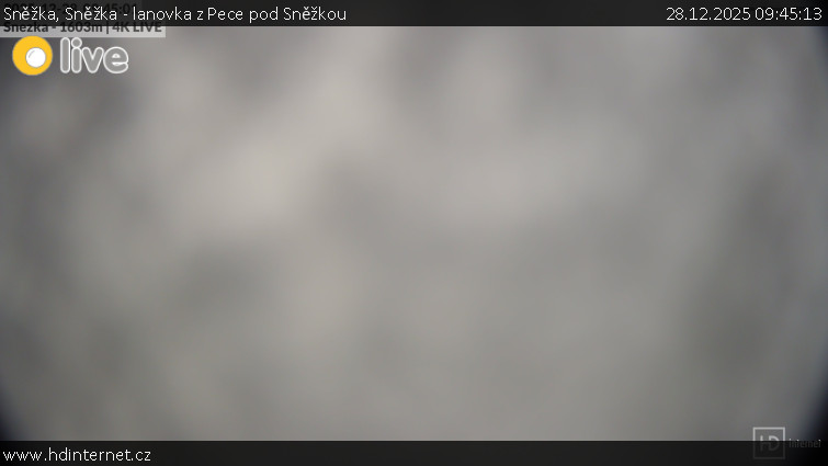 Sněžka - Sněžka - lanovka z Pece pod Sněžkou - 28.12.2025 v 09:45