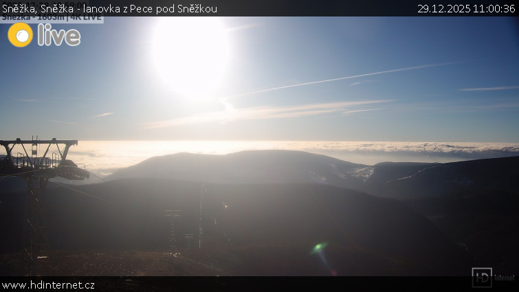 Sněžka - Sněžka - lanovka z Pece pod Sněžkou - 29.12.2025 v 11:00