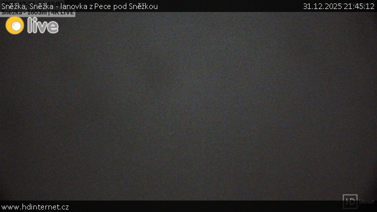 Sněžka - Sněžka - lanovka z Pece pod Sněžkou - 31.12.2025 v 21:45