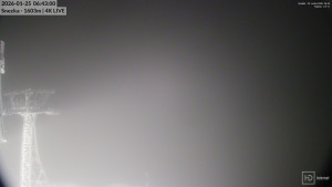 Sněžka - Sněžka - lanovka z Pece pod Sněžkou - 25.1.2026 v 06:45