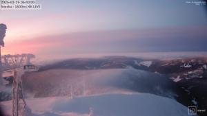 Sněžka - Sněžka - lanovka z Pece pod Sněžkou - 19.2.2026 v 06:45
