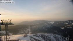 Sněžka - lanovka z Pece pod Sněžkou