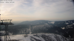 Sněžka - lanovka z Pece pod Sněžkou