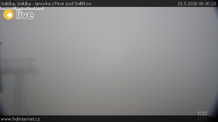 Sněžka - Sněžka - lanovka z Pece pod Sněžkou - 15.3.2026 v 08:30