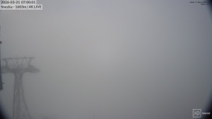 Sněžka - Sněžka - lanovka z Pece pod Sněžkou - 21.3.2026 v 07:00