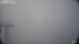 Sněžka - Sněžka - lanovka z Pece pod Sněžkou - 21.3.2026 v 07:45