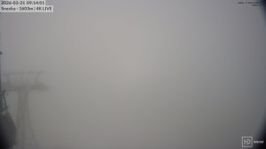 Sněžka - Sněžka - lanovka z Pece pod Sněžkou - 21.3.2026 v 09:15