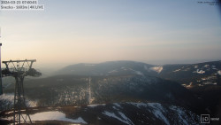 Sněžka - lanovka z Pece pod Sněžkou