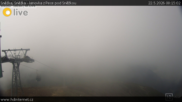 Sněžka - Sněžka - lanovka z Pece pod Sněžkou - 22.5.2026 v 08:15