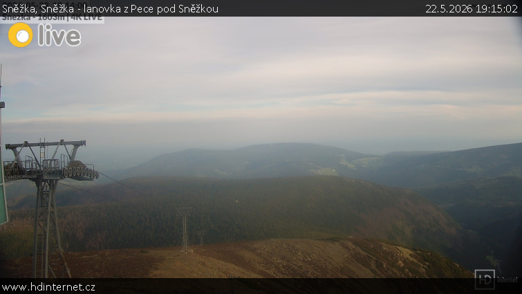 Sněžka - Sněžka - lanovka z Pece pod Sněžkou - 22.5.2026 v 19:15