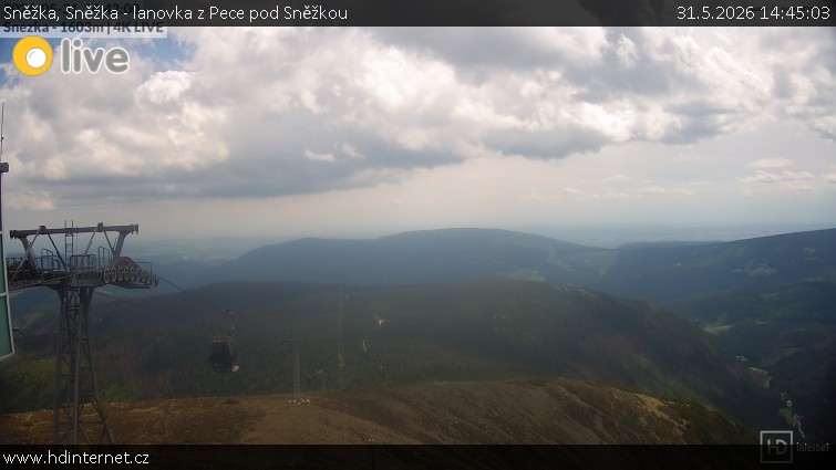Sněžka - Sněžka - lanovka z Pece pod Sněžkou - 31.5.2026 v 14:45