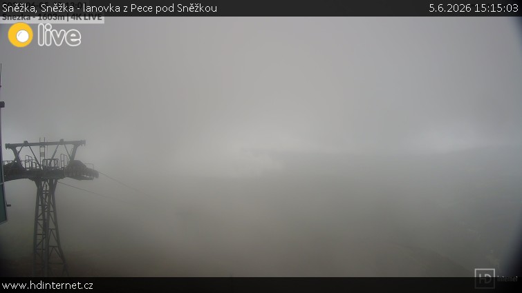 Sněžka - Sněžka - lanovka z Pece pod Sněžkou - 5.6.2026 v 15:15