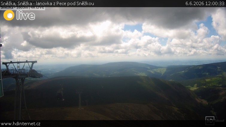 Sněžka - Sněžka - lanovka z Pece pod Sněžkou - 6.6.2026 v 12:00