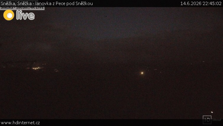 Sněžka - Sněžka - lanovka z Pece pod Sněžkou - 14.6.2026 v 22:45