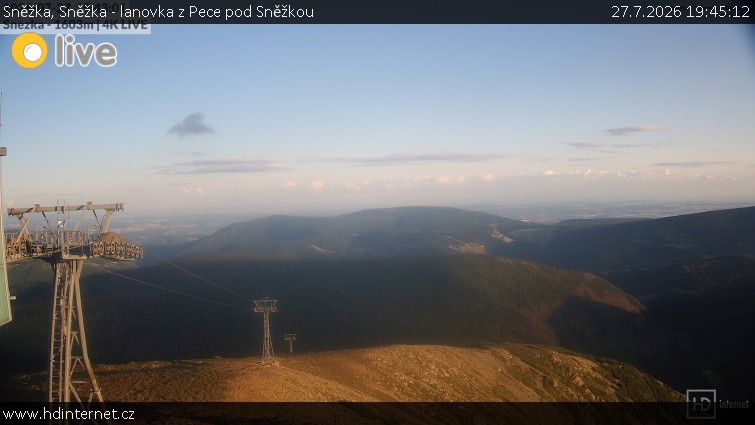 Sněžka - Sněžka - lanovka z Pece pod Sněžkou - 27.7.2026 v 19:45