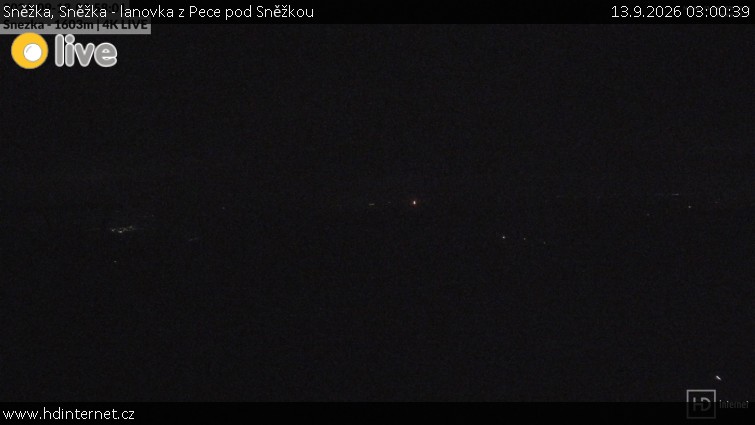 Sněžka - Sněžka - lanovka z Pece pod Sněžkou - 13.9.2026 v 03:00
