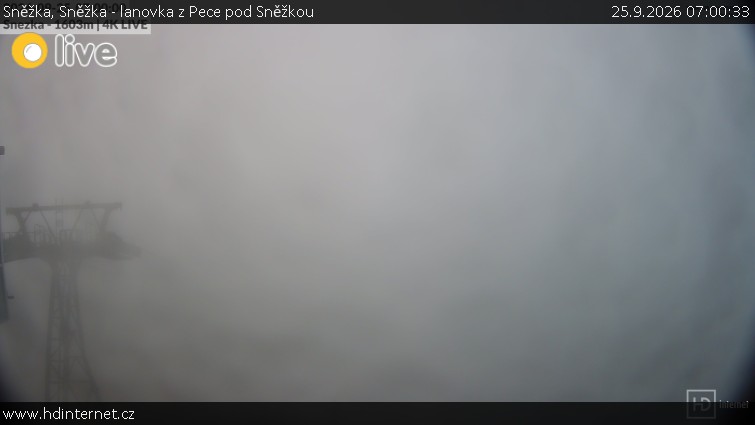 Sněžka - Sněžka - lanovka z Pece pod Sněžkou - 25.9.2026 v 07:00