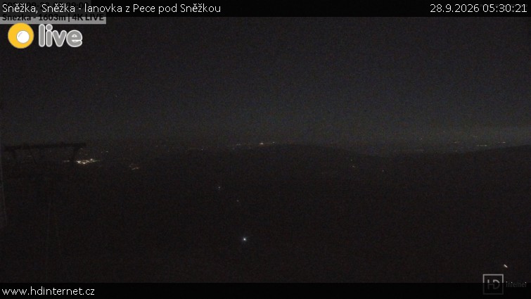 Sněžka - Sněžka - lanovka z Pece pod Sněžkou - 28.9.2026 v 05:30
