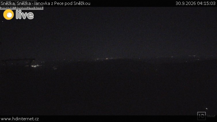 Sněžka - Sněžka - lanovka z Pece pod Sněžkou - 30.9.2026 v 04:15