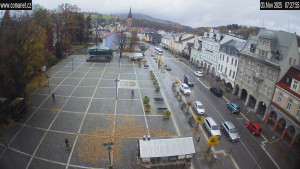 Město Vrchlabí - Náměstí T. G. Masaryka - 3.11.2025 v 07:45
