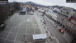 Město Vrchlabí - Náměstí T. G. Masaryka - 3.4.2026 v 07:45