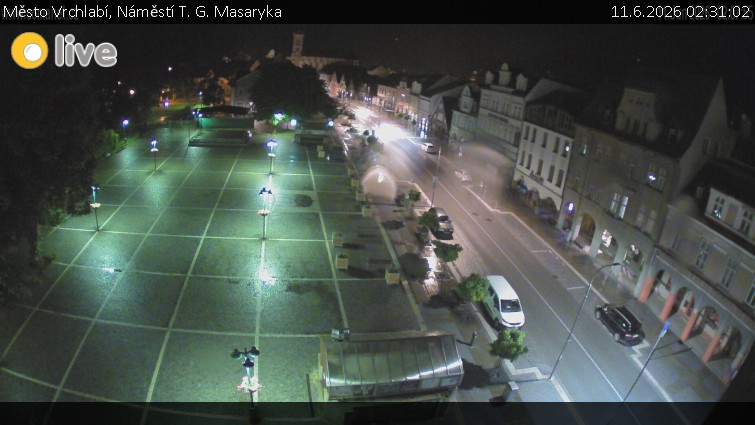 Město Vrchlabí - Náměstí T. G. Masaryka - 11.6.2026 v 02:31