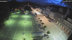 Stadt Vrchlabí - T.-G.-Masaryk-Platz - 16.6.2026 v 03:45 Stadt Vrchlabí - T.-G.-Masaryk-Platz - 16.6.2026 v 03:45