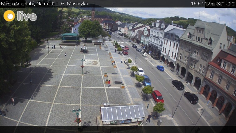 Město Vrchlabí - Náměstí T. G. Masaryka - 16.6.2026 v 13:01